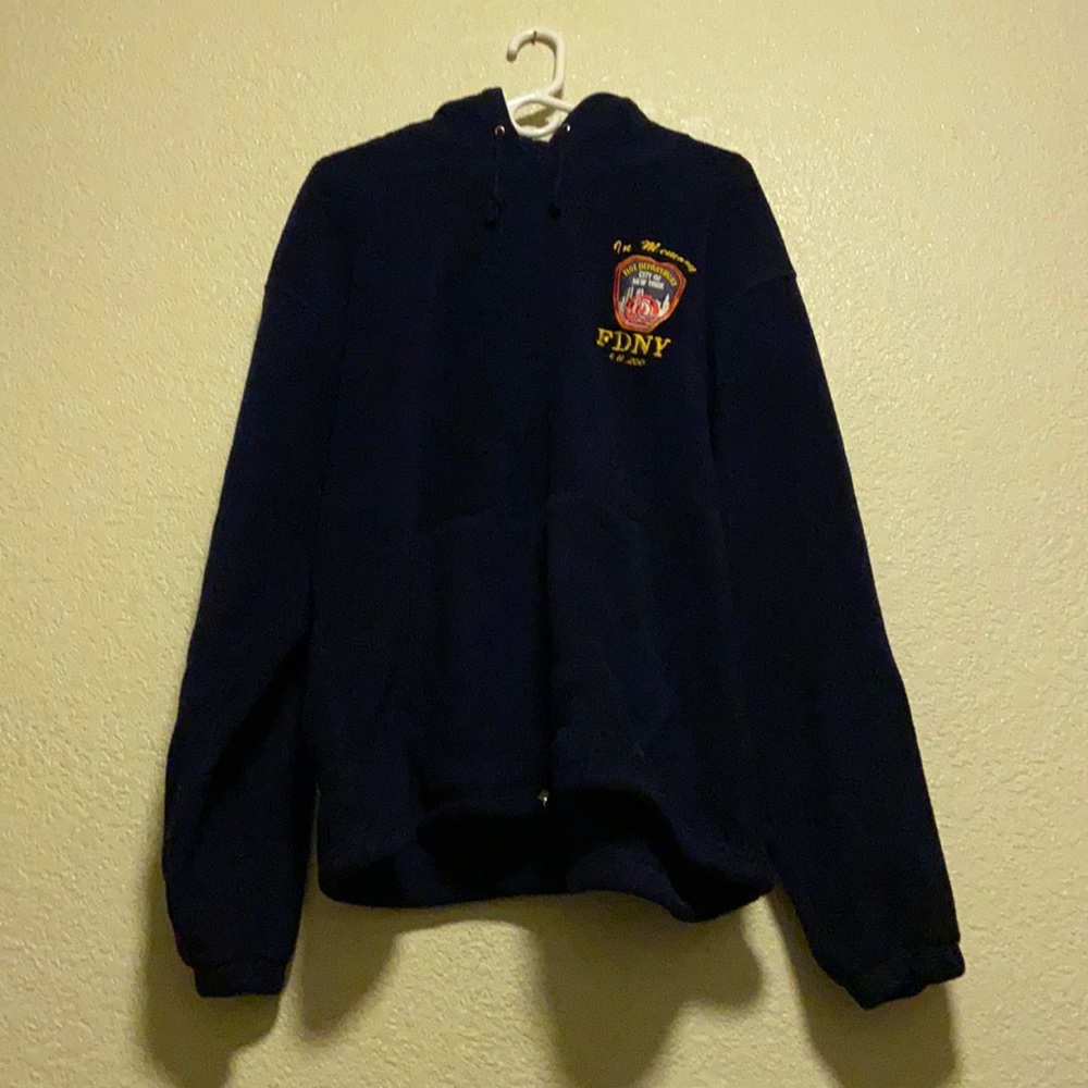 Vintage New York fire department 9/11 hoodie nyfd